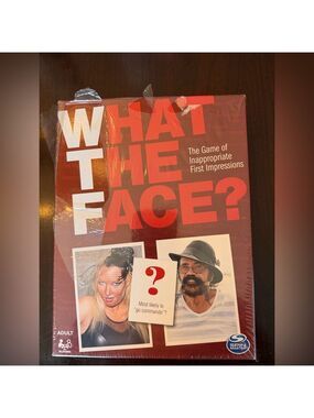 Spin Master What The Face? Card Game - Adult Sealed